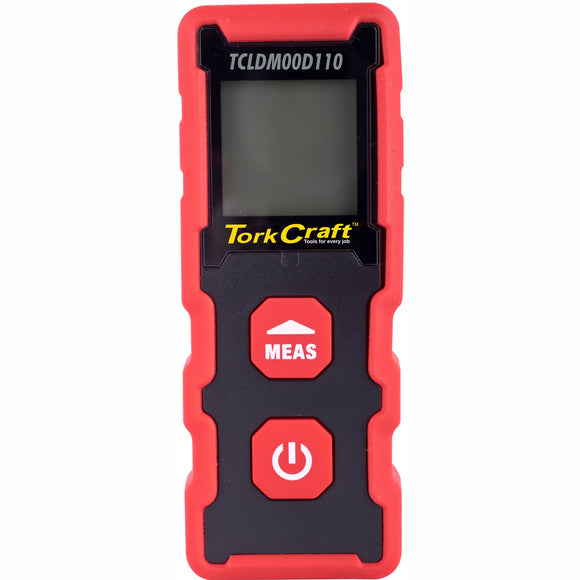 Image of a Tork Craft Laser Distance Meter 20m Single Measurement Incl 2 AAA Batt