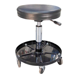 Image of a Tork Craft Mechanic Chair Adjustable Round Seat & Tool Tray