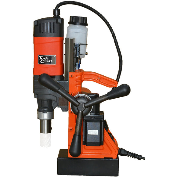 Image of a Tork Craft Mag Base Auto 35mm Drill 810RPM 16000n 210mm Stroke 220v Multi Function