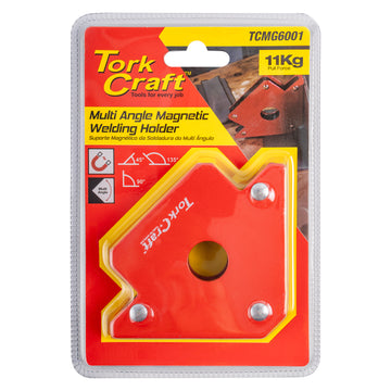 Image of a Tork Craft Magnetic Welding Holder 11.4kg P/force 45-90-135 Deg Multi Angle
