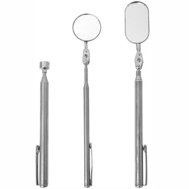 Image of a Tork Craft Magnetic Inspection Tool Set 3pc 2 X Inspection Mirrors + 1 X Pick Up Tool