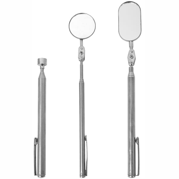 Image of a Tork Craft Magnetic Inspection Tool Set 3pc 2 X Inspection Mirrors + 1 X Pick Up Tool