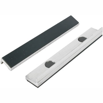 Image of a Tork Craft Vice Jaws Magnetic Aluminium 200mm X 32mm 2pc Rubber Face