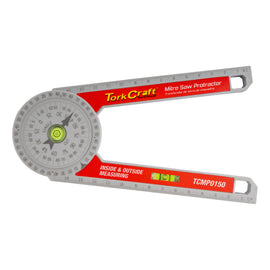 Image of a Tork Craft Mitre Saw Level Protractor 150mm 360 Deg.