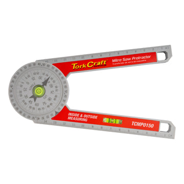 Image of a Tork Craft Mitre Saw Level Protractor 150mm 360 Deg.