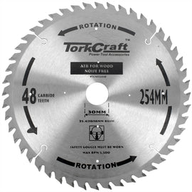 Image of a Tork Craft Blade TCT Noise Free 254x48t 30/1/20/16