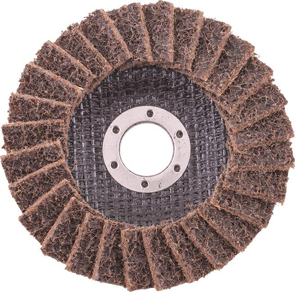 Image of a Tork Craft Flap Disc Non Woven 115x22 Coarse Yellow TCfd