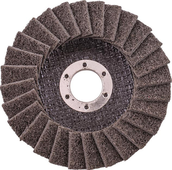 Image of a Tork Craft Flap Disc Non Woven 115x22 Extra Fine Grey TCfd