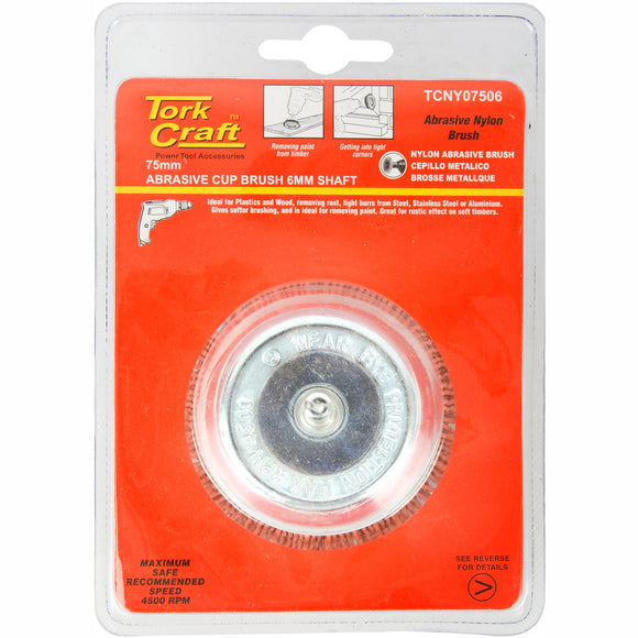 Image of a Tork Craft Nylon Cup Brush 75 X 6mm TCW