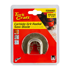 Image of a Tork Craft Quick Change Carbide Grit Radial Saw Blade 65mm(2-9/16')