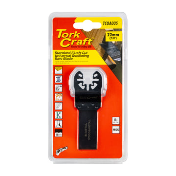 Image of a Tork Craft Quick Change Flush Cut Metal Saw Blade 22mm(7/8')18TPI