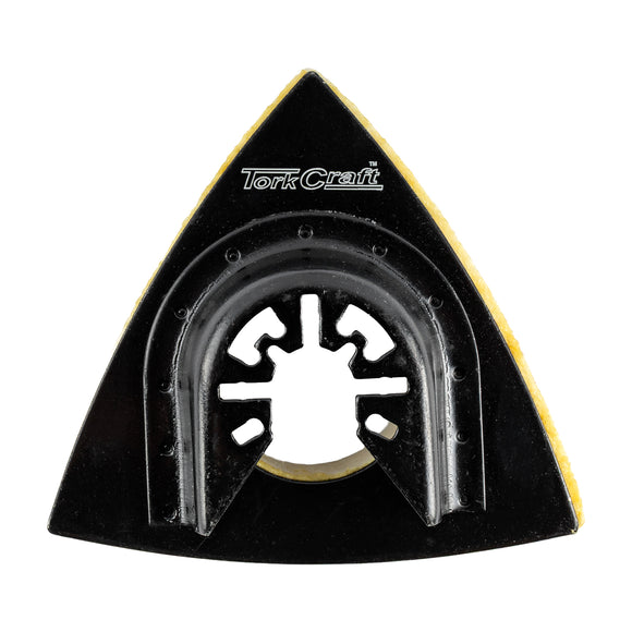 Image of a Tork Craft Quick Change Base & Arbor 80mm Delta Felt  Polishing Pad