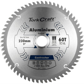Image of a Tork Craft Blade Contractor Alum 230 X 60 30-16 Circular Saw TCT