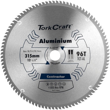 Image of a Tork Craft Blade Contractor Alum 315 X 96t 30/1/20/16 Aluminium Circular Saw TCT