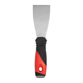 Image of a Tork Craft Putty Knife 50mm Stainless Steel Blade Soft Grip Steel Cap