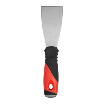 Image of a Tork Craft Putty Knife 50mm Stainless Steel Blade Soft Grip Steel Cap