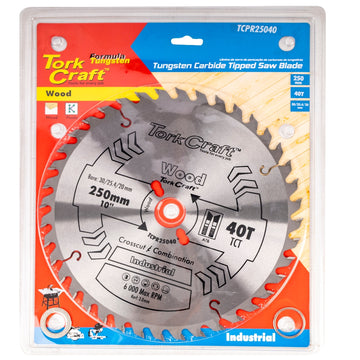 Image of a Tork Craft Blade TCT 250 X 40t 30/1/20 ATB Positive Profesional Industrial