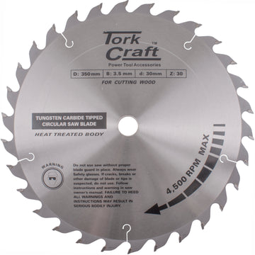 Image of a Tork Craft Blade TCT 350 X 30t 30/1 Profesional Industrial