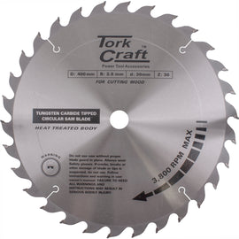 Image of a Tork Craft Blade TCT 400 X 30t 30/1 Profesional Industrial