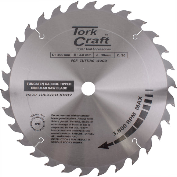 Image of a Tork Craft Blade TCT 400 X 30t 30/1 Profesional Industrial