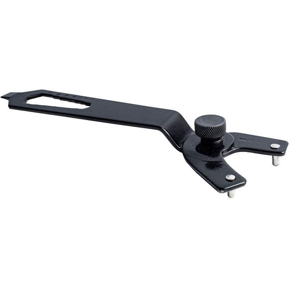 Image of a Tork Craft Adjustable Pin Spanner 15-52 X 4mm Black For Angle Grinder