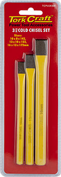 Image of a Tork Craft Tork Craft Cold Chisel Set 3pc