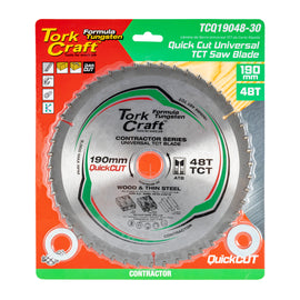 Image of a Tork Craft Universal Quick Cut TCT Blade 190x48t 30-20-16