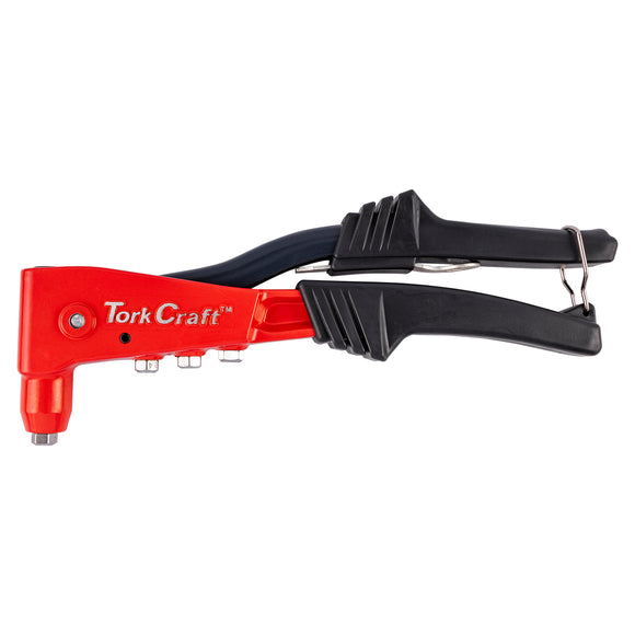Image of a Tork Craft Aluminium Hand Pop Riveter 4.8mm Max 3 Jaw H/duty