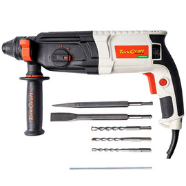 Image of a Tork Craft Rotary Hammer 800w 220v 2.8J SDS-Plus 4 Function 5500 Ipm