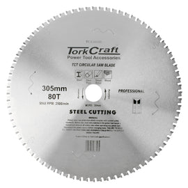 Image of a Tork Craft TCT Blade Steel Cutting 305x80t 30mm