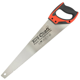 Image of a Tork Craft Hand Saw 550mm 7TPI 0.9mm Temp. Blade Abs Handle