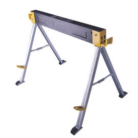Image of a Tork Craft Saw Horse Steel Tressle 900mm X 730mm Foldable Single Frame