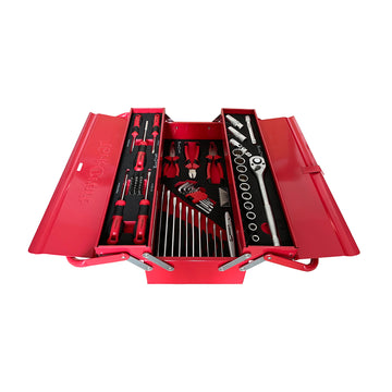 Image of a Tork Craft Cantilever Tool Box Compact Box 71pc 3 Tray 365 X 255 X 265mm 1/2'