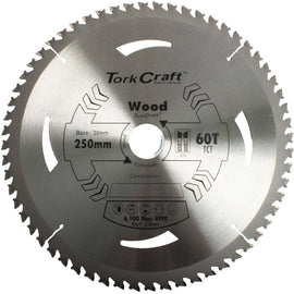 Image of a Tork Craft Saw Blade Thin Kerf 250 X 60t 30-16 TCT