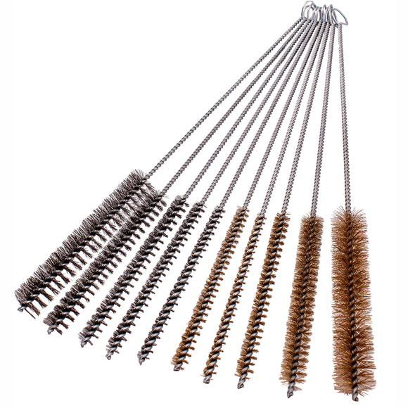 Image of a Tork Craft Tube Pipe Brush Set Brass 10pc