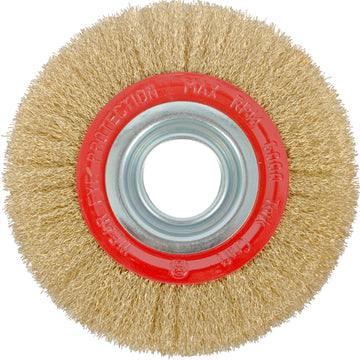 Image of a Tork Craft Wire Wheel Brush 150 X 25mm Bench Grinder Blister