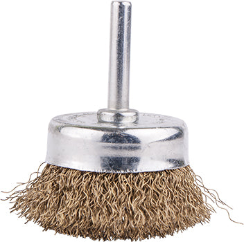 Image of a Tork Craft Wire Cup Brush 50mm X 6mm Shaft