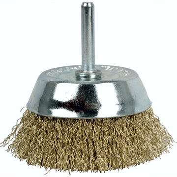Image of a Tork Craft Wire Cup Brush 75mm X 6mm Shaft Blister