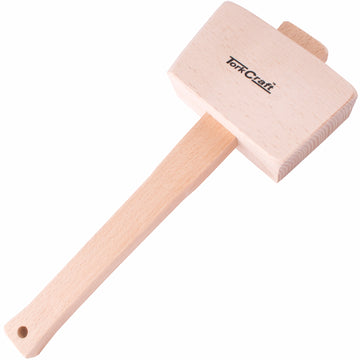 Image of a Tork Craft Wooden Mallet 300mm X 110mm 290-300g Eng. Beech Wood Tork Craft