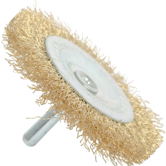 Image of a Tork Craft Wire Wheel Brush 50mm X 6mm Shaft