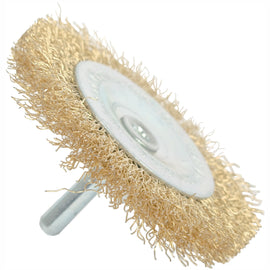 Image of a Tork Craft Wire Wheel Brush 63mm X 6mm Shaft Blister