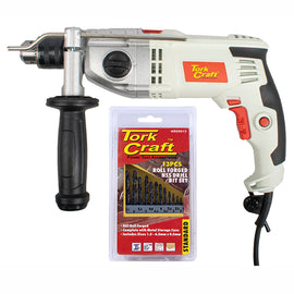 Image of a Tork Craft Impact Drill TCID1100 + NR00013 Combo Drill Set