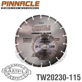 Image of a DIAMOND BLADE 230MMX22.22MM+115MMX22.2MM SEGEMENTED