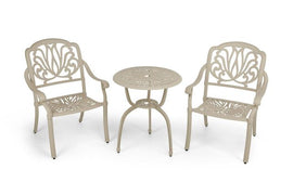 Anray 2 Seater Protea with 60cm Patio Table Set - Sand Beige