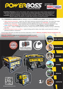 Powerboss 8Kva / 6.5Kw Electric Start Petrol Generator PB8000ES-6