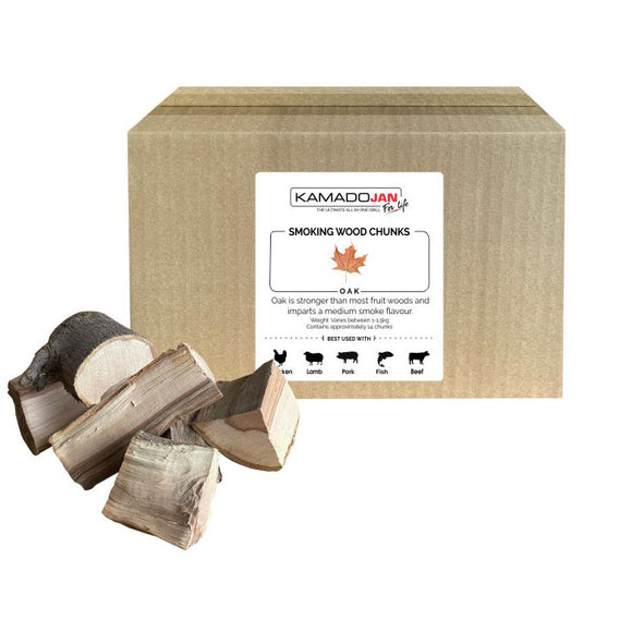 Image of a KAMADO JAN Smoking Wood Chunks Oak 1