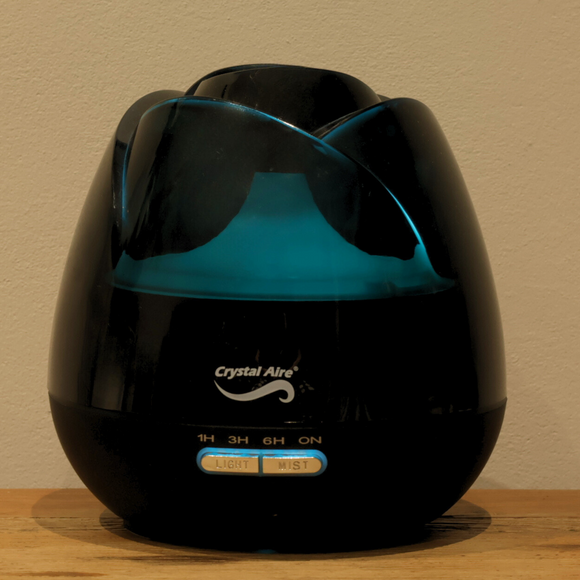 Image of a WT-STB101D Crystal Aire Rose Bud Aromatherapy Diffuser for Babies 400ml out of packaging