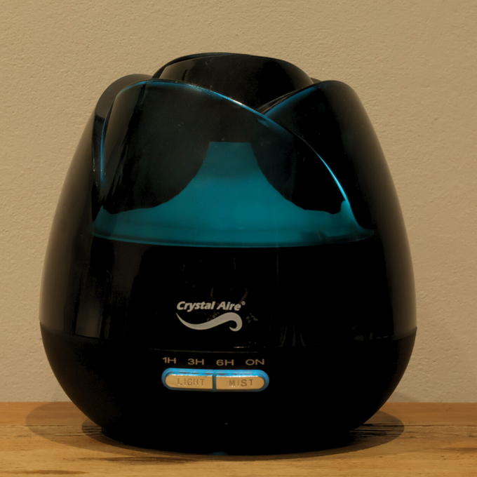 Image of a WT-STB101D Crystal Aire Rose Bud Aromatherapy Diffuser for Babies 400ml out of packaging