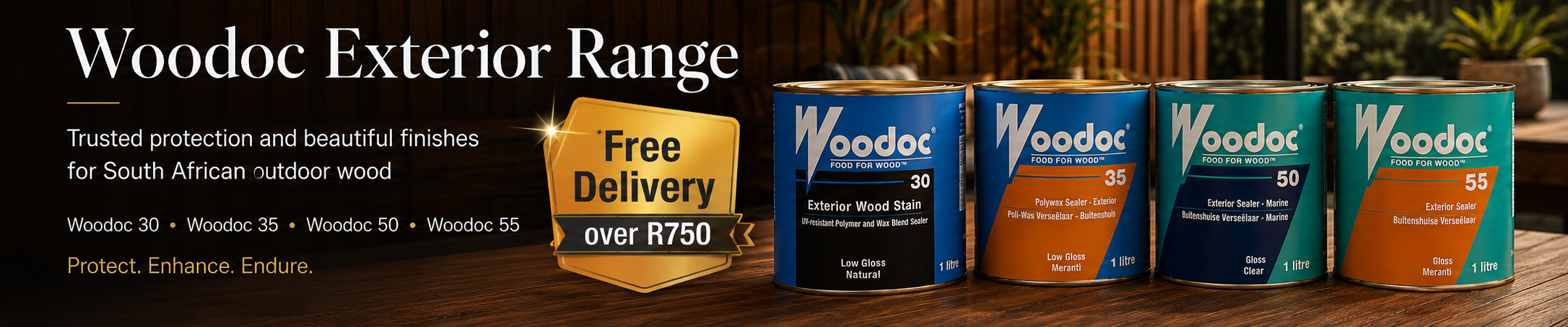 Woodoc flat bannner
