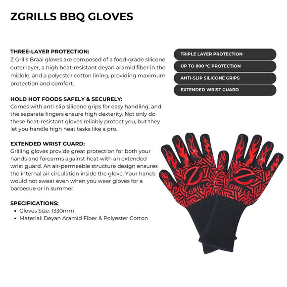 Image of a Z GRILLS BBQ Gloves (Pair) 2